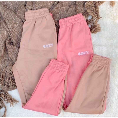 Cozy Jogger Two Tone Pants