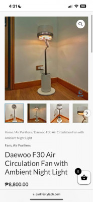 DAEWOO F30 Air Circulation Fan