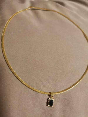 Omega Necklace with Pendant