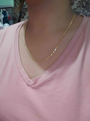 18K SAUDI GOLD NECKLACE