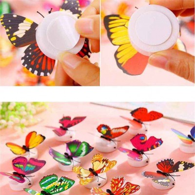 3D Butterfly LED Lights Wall Sticker