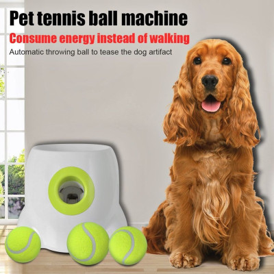 PlayFetch Automatic Mini Tennis Launcher Pet Toy by Ureshii Pets