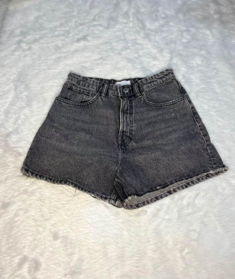 Clean Cut High Waist Mom Shorts