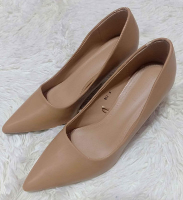 Parisian Heels Shoes Cream Nude