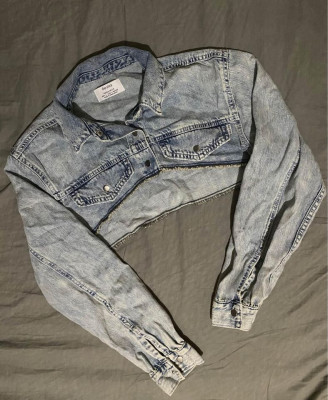 Bershka Crop Denim Jacket