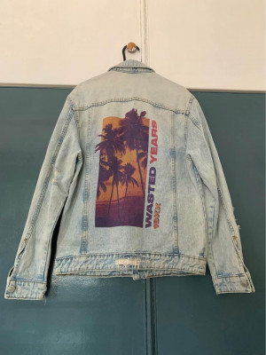 Pull and Bear Bomber Jacket Bershka Denim Jacket