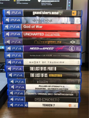 PS4 Slim 1TB With 16 Games Bundle