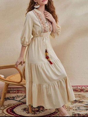 CLASSY BOHO DESIGN DRESS