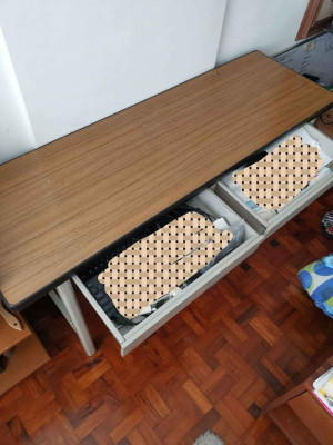 Narrow Office Table with drawers