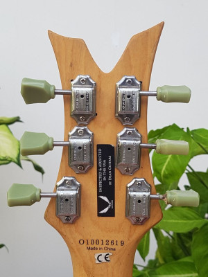 Dean Guitar, Flying V. (Metallic Silver)