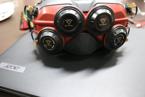 DJI FPV GOGGLES V2 with MJOLNIR PRO antenna