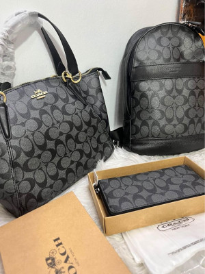 Couple bag with long wallet