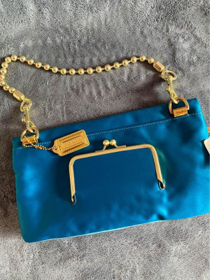 Coach gold tone hardware bag
