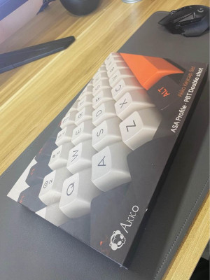 Akko carbon asa double shot pbt keycaps