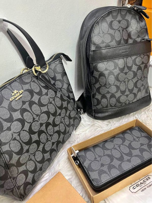 Couple bag with long wallet