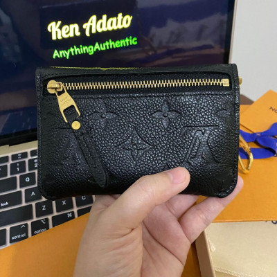 LV Key Pouch Empreinte Black