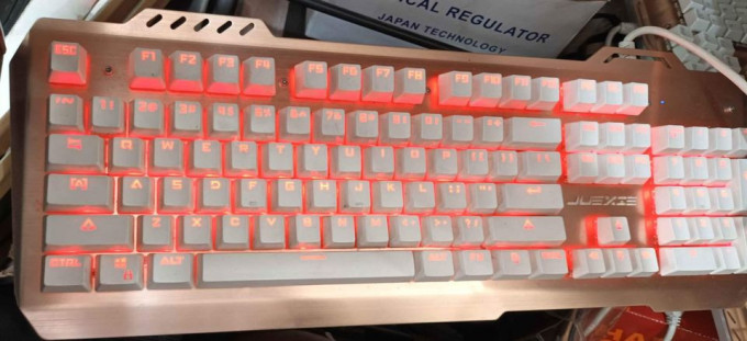 Full mechanical bluswitch keyboard
