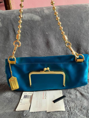 Coach gold tone hardware bag