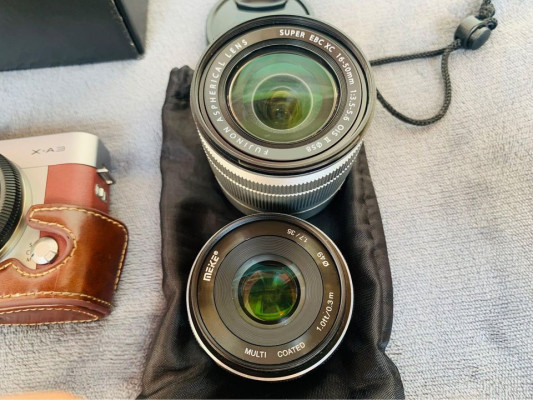 Fujifilm xa3 Vlogging cam with 2 lens