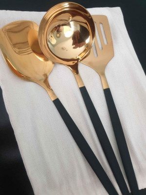 Gold Serving Set
