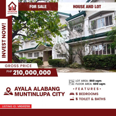 HOUSE AND LOT FOR SALE