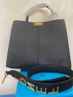 Fendi Black Bag with Strap