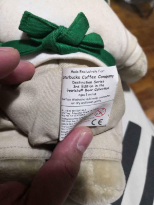 Starbucks Japan Apron Bearista Bear