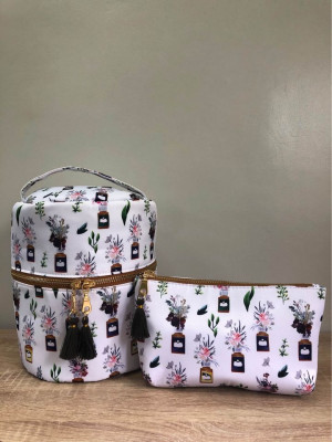 Diffuser bag and essential oil travel organizer