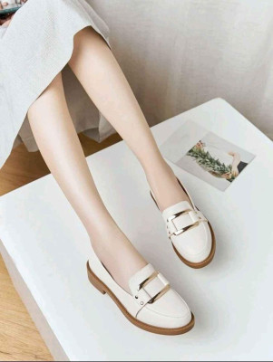 Brand New Minimalist Metal Decor Loafers