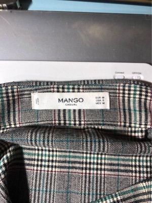 Mango plaid skirt (28-30 waist)