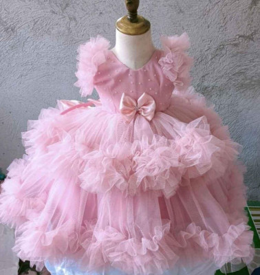 Blush Pink Gown for kids