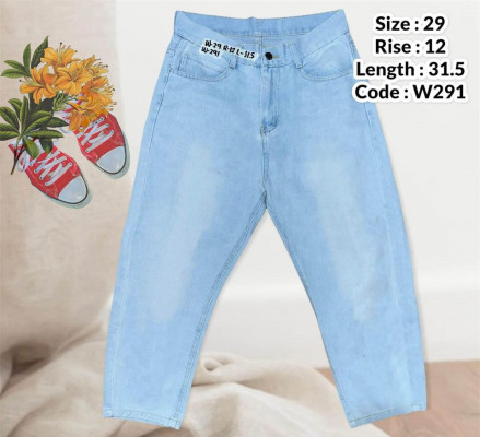 WIDELEG/BAGGY/TATTERED/MOM/SKINNY DENIM PANTS for WOMEN