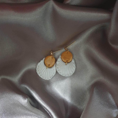 Handmade polymer clay earrings