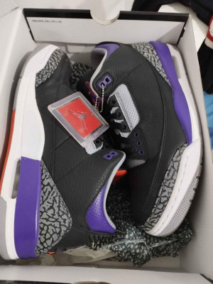 Air Jordan 3 Retro Court purple and New York i