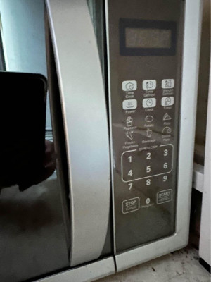 For sale: microwave oven