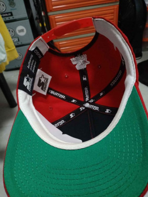 Starter Cap Red and Dark green New Haven Connecticut