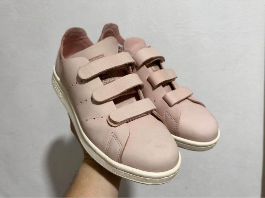 Adidas Stan Smith velcro Pink Leather