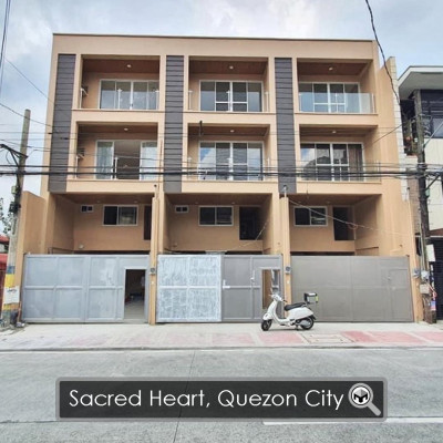 Brand New Sizable Townhouse for Sale in Sacred Heart, Quezon City