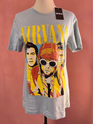 Nirvana Cotton-on band shirt ( UNISEX)