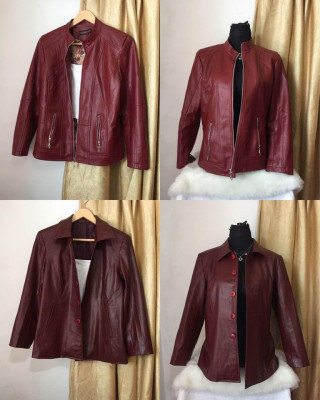 Leather jackets-women