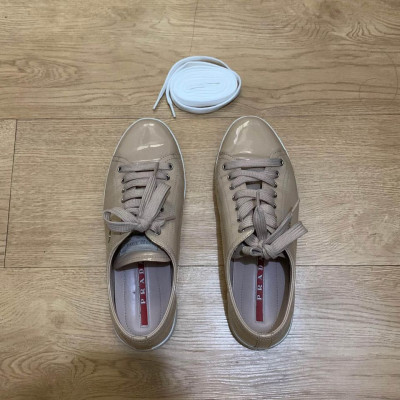 Prada Nude Sneakers