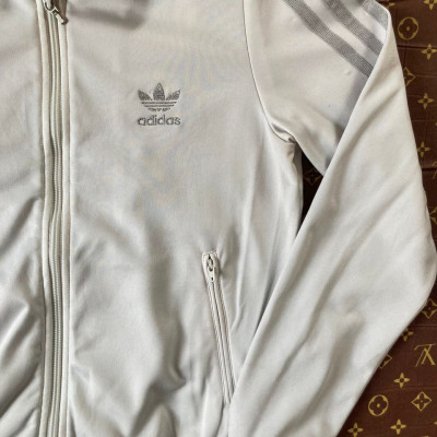 Adidas Trefoil Chrome white jacket