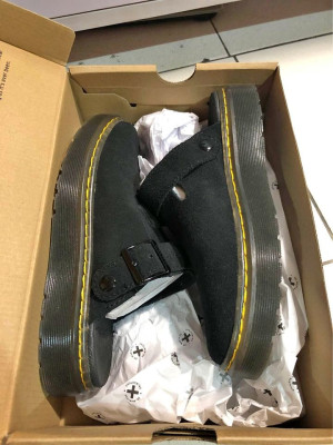 Brand New Doc Martens Suede Slingback Mules