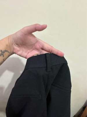 Uniqlo trouser pants back garterized