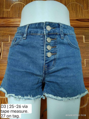 BLUE DENIM SHORTS