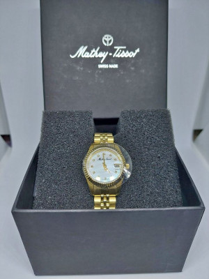 Mathey-Tissot Mathey II Quartz Crystal Mother of Pearl Dial Ladies Watch