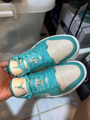 Air Jordan 1 Low Washed Teal