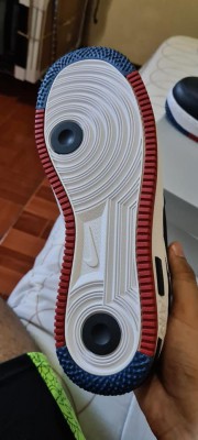 Air Force 1 React Black/Red