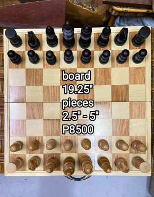 Narra Chess Tournament Set