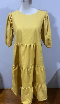 Premium puffy long dress